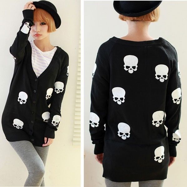 Skull Cardigan