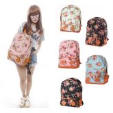 Floral Schoolbag