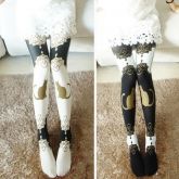 Retro Punk Cat Stockings